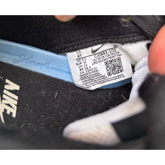 Nike SB Alleyoop Black/White/Red Youth Sneakers Size 4Y - Picture 8 of 8